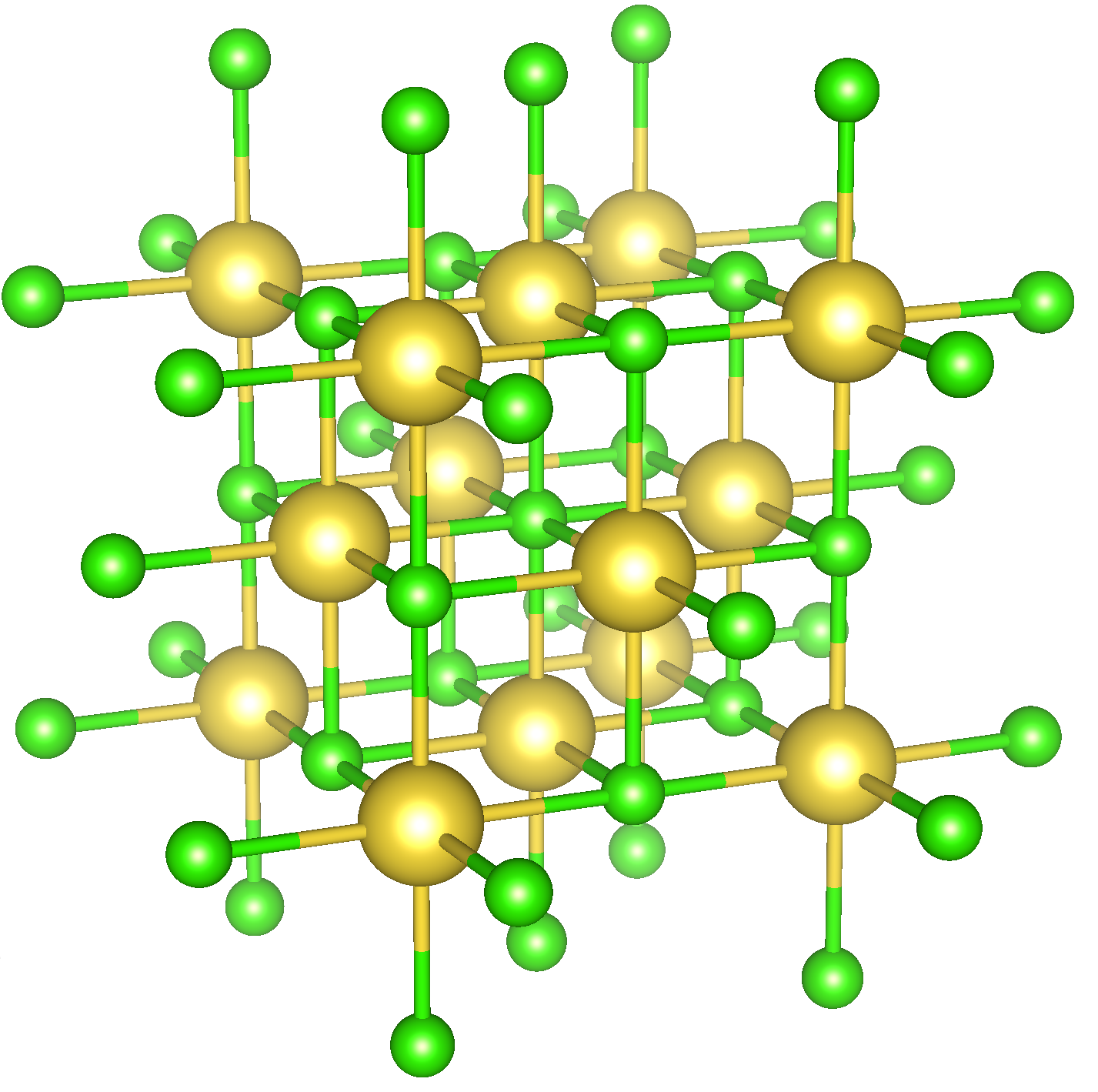 Estructure cristalina del cloruro sódico