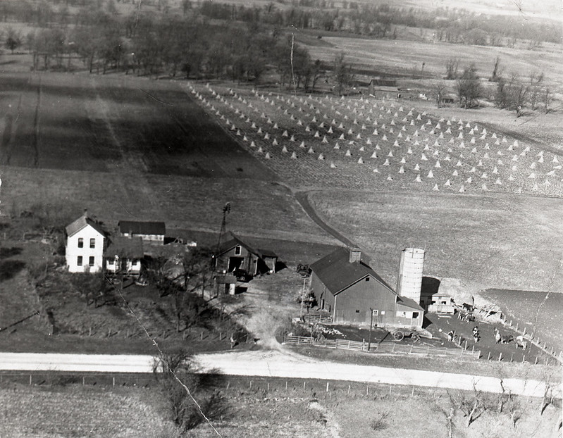Foto histórica del sitio donde se creó Argonne en los 1940s